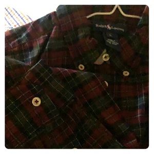 Long sleeve Polo Boys Large